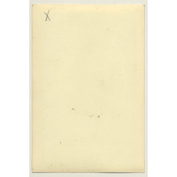 Rear View: Nude Womans' Butt / Suspenders (Vintage Photo ~1950s/1960s)