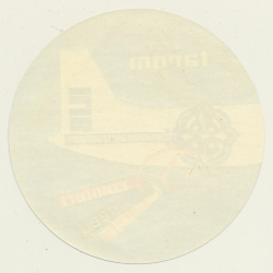 Fly Tarom - Romanian Air Transport / Airline  (Vintage Luggage Label)
