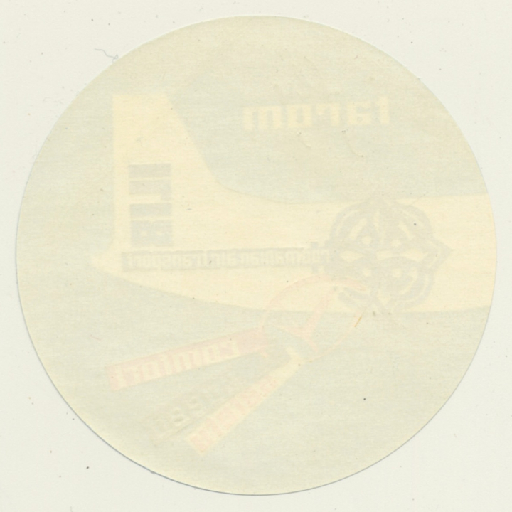 Fly Tarom - Romanian Air Transport / Airline  (Vintage Luggage Label)