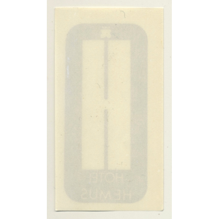 Sofia / Bulgaria: Hotel Hemus (Vintage Luggage Label)