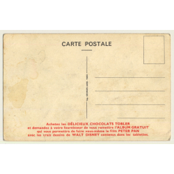 Walt Disney / Tobler: Goofy & Baseball Bat / Dingo (Vintage French PC 1950s)