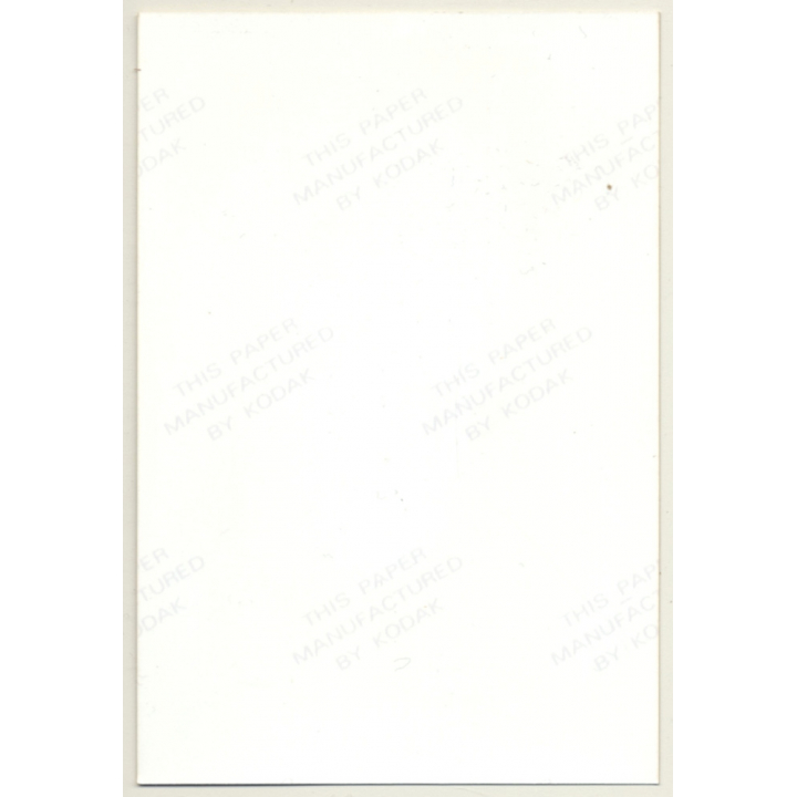 Slim Leggy Semi Nude On Telephone / Smile (Vintage Photo Germany ~1990s)