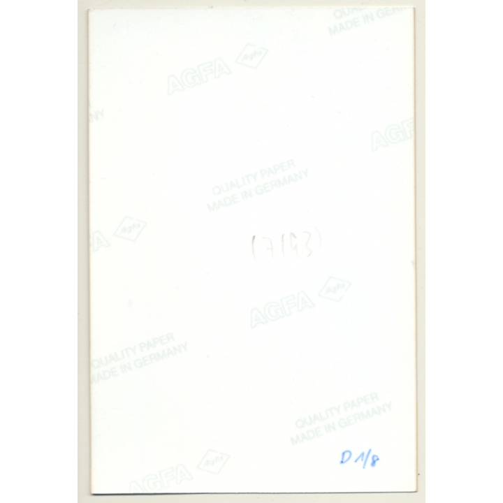 Rear View: Close-up Of Kneeling Semi Nude / Butt - No Panties (Vintage Photo Germany ~1990s)