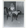 Irving Klaw: Mistress Spanking Maid On Lap 9599 / Pin-up - BDSM (Vintage Photo USA)
