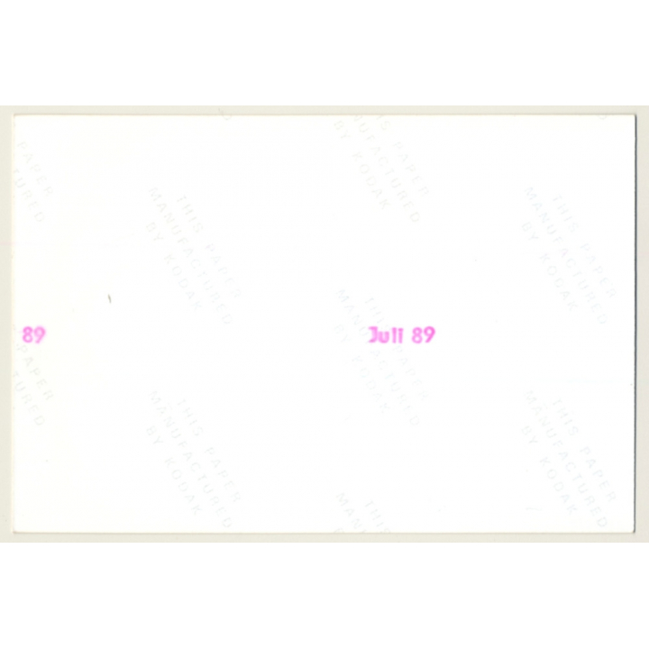 Pensive Brunette Nude On Cupboard / Eyes (Vintage Photo Germany ~1980s)