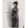 Jerri Bram (1942): Pretty Young Brunette Woman In Dress / Hairstyle (Vintage Photo ~1970s)