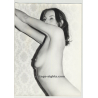 Topless Nudy Study Of Longhaired Brunette (Vintage Photo: East Germany 1970s)