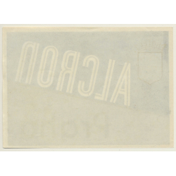 Praha - Prague / Czech Republic: Hotel Alcron *2 (Vintage Luggage Label Large)