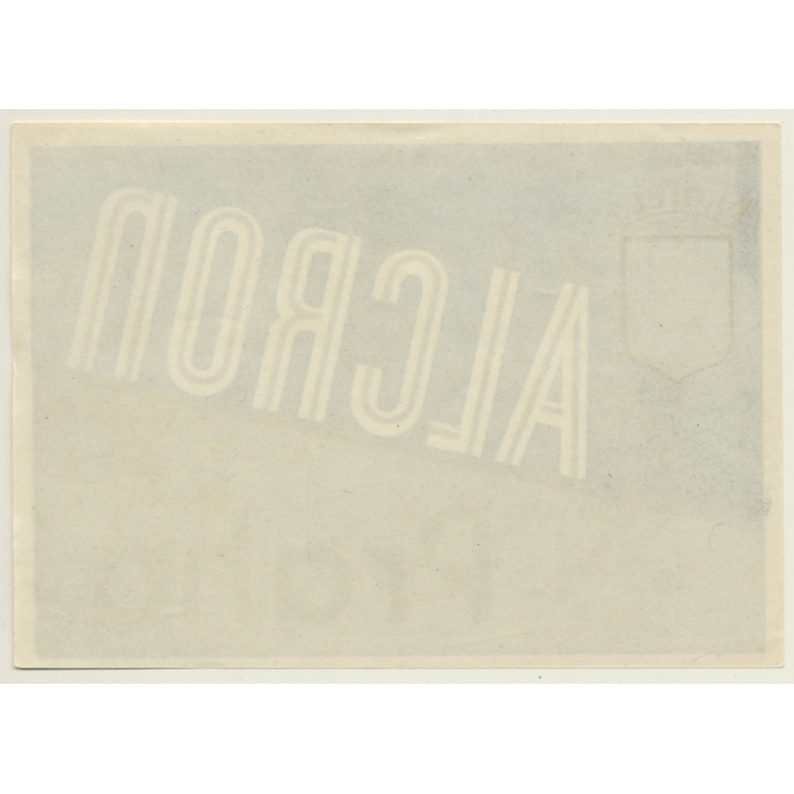 Praha - Prague / Czech Republic: Hotel Alcron *2 (Vintage Luggage Label Large)