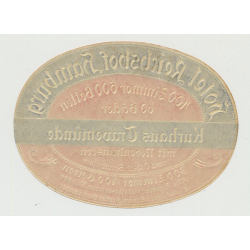 Hotel Reichshof Hamburg - Kurhaus Travemünde / Germany (Vintage Luggage Label)