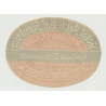 Hotel Reichshof Hamburg - Kurhaus Travemünde / Germany (Vintage Luggage Label)