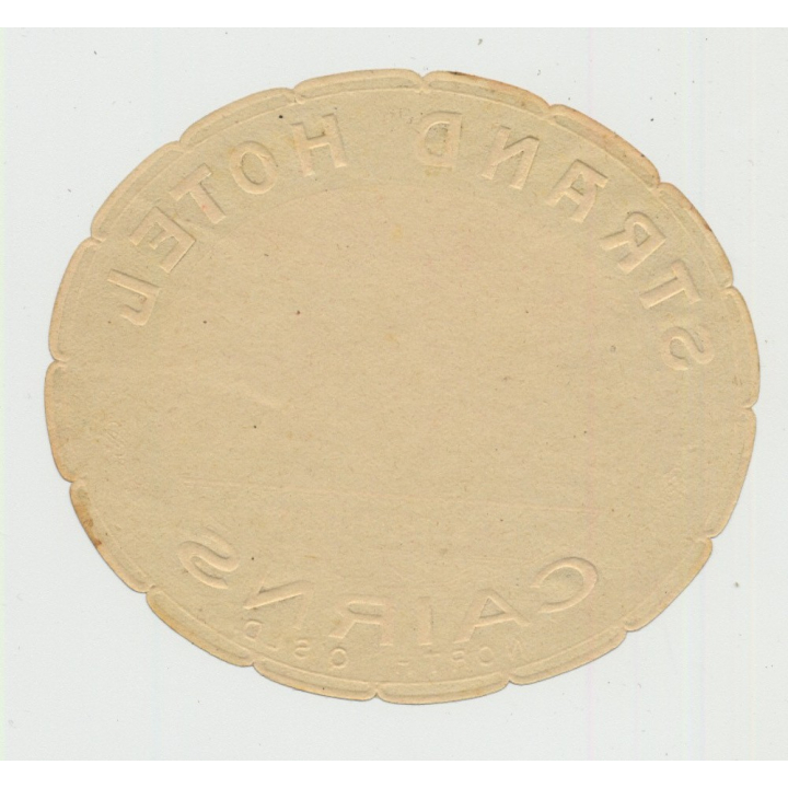 Strand Hotel - Cairns, North Queensland / Australia (Vintage Luggage Label)