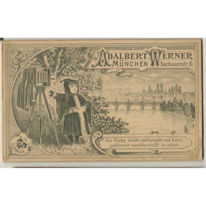 Adalbert Werner / München: Soldier In Uniform (Vintage CDV / Carte De Visite ~1900s)