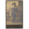 E. Schinkel / Blankenburg: Girl With School Cone / Schultüte (Vintage CDV / Carte De Visite ~1900s)