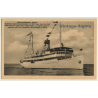 Salonschnelldampfer Rugard / Steamer (Vintage PC 1927)