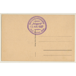 Salonschnelldampfer Rugard / Steamer (Vintage PC 1927)