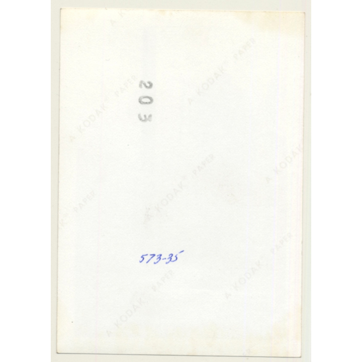 Rear View: Tied Semi Nude Is Whipped / Bondage - BDSM (Vintage Photo ~1960s)