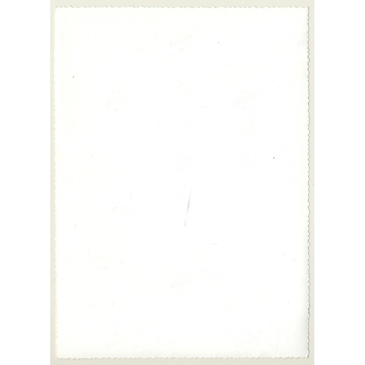 Rear View: Natural Kneeling Nude Woman / Headscarf (Vintage Photo ~1960s/1970s)