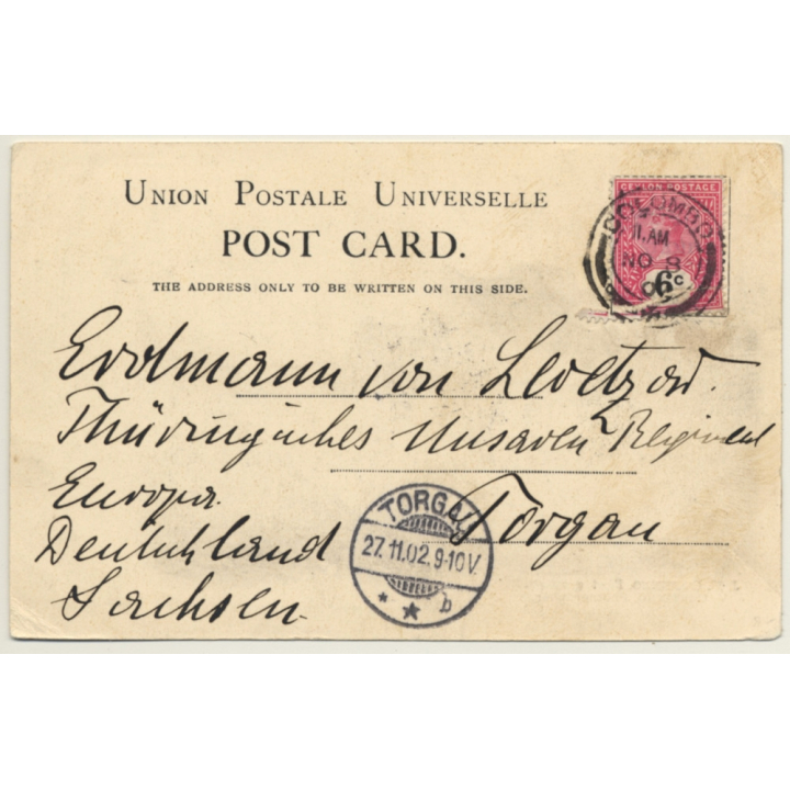 Aden / Yemen: View Onto Bay / J.M. Coutinho (Vintage PC 1902)