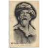 Algeria: Tête De Fakir / Tongue - Ethnic (Vintage PC 1907)