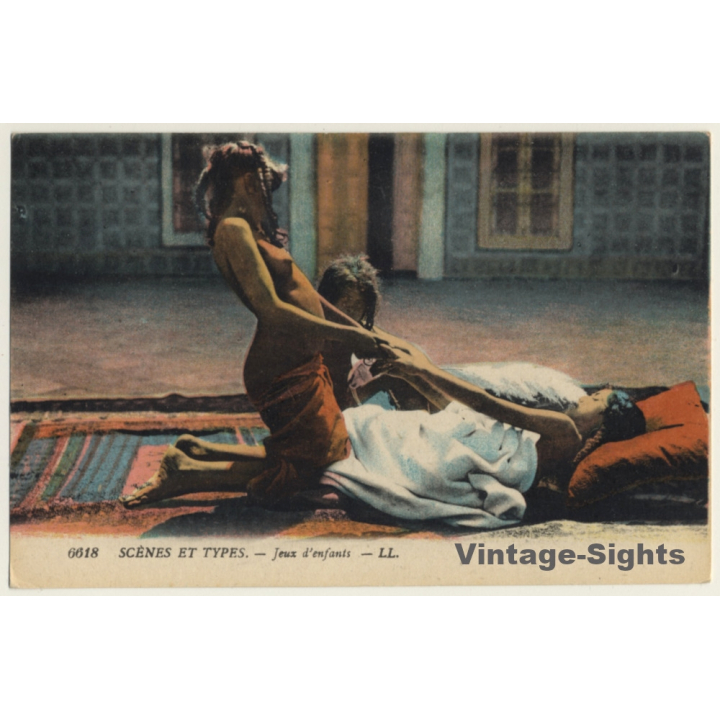 Maghreb: Scènes Et Types - Jeux D'Enfants - Ethnic (Vintage PC Levy Fils)