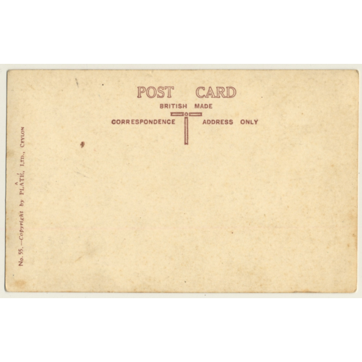 Ceylon: Devil Dancing Ceremony - Traditional Masks / Ethnic (Vintage RPPC ~ 1920s)