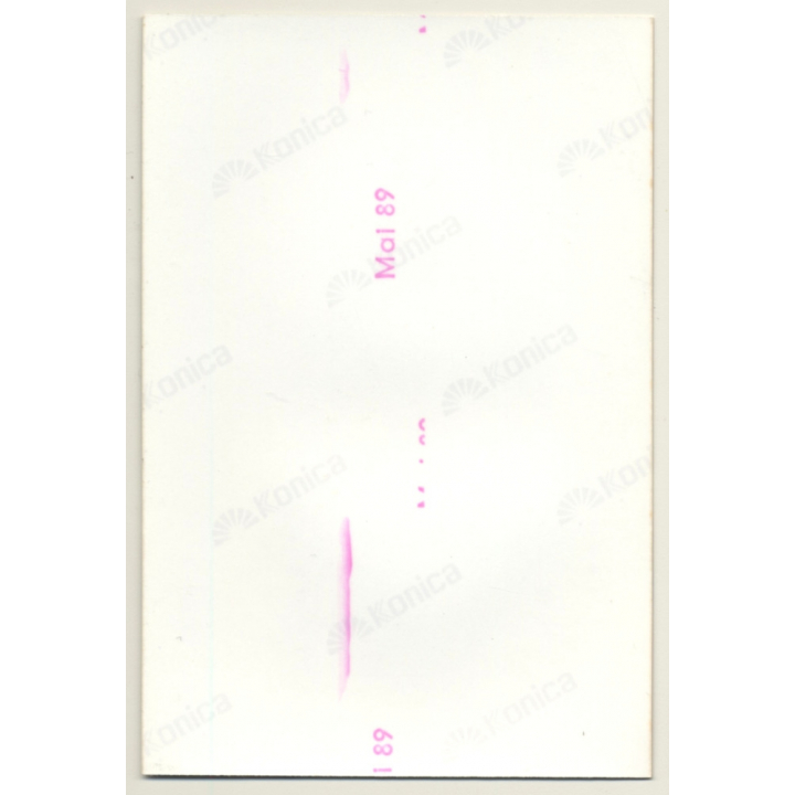 Tantilizing Brunette Nude In Kimono / Boobs - Tattoo (Vintage Photo Germany ~1980s)