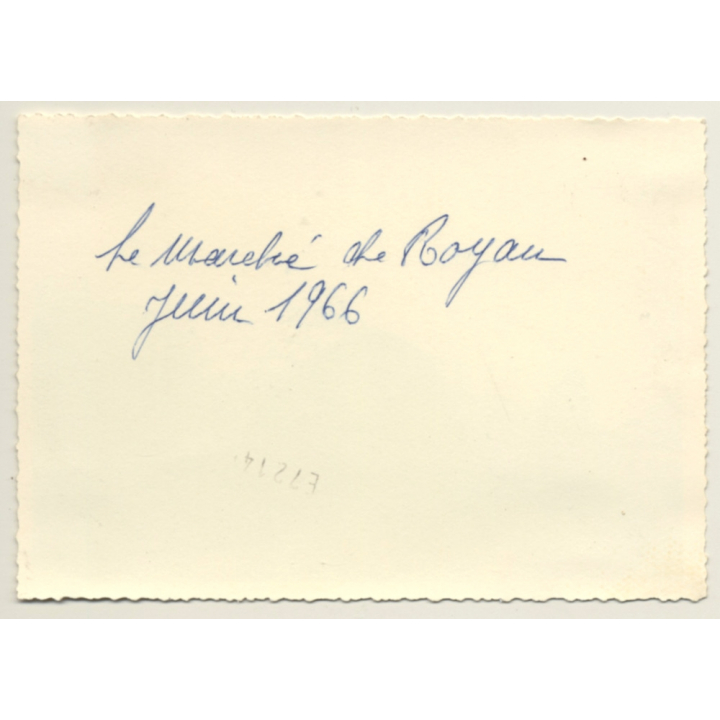 France: Le Marché De Royan / Architecture (Vintage Photo 1966)