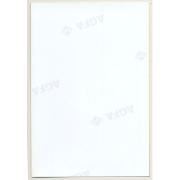 Slim Blonde Semi Nude / Red Mieder - No Panties (Vintage Photo Germany ~1990s)