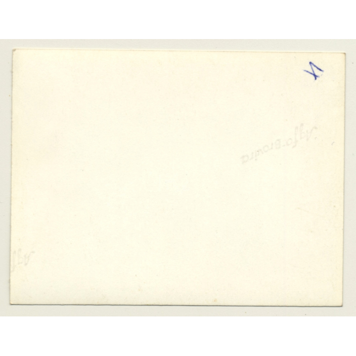 Elegant Brunette Nude With Black Cloth*3 / Risqué (Vintage Photo ~1940s/1950s)