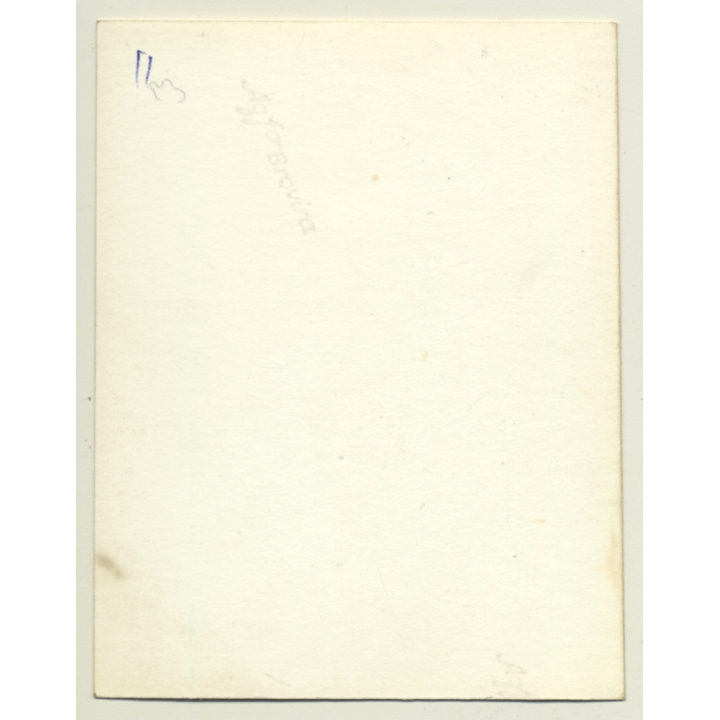 Elegant Brunette Nude With Black Cloth*6 / Risqué (Vintage Photo ~1940s/1950s)