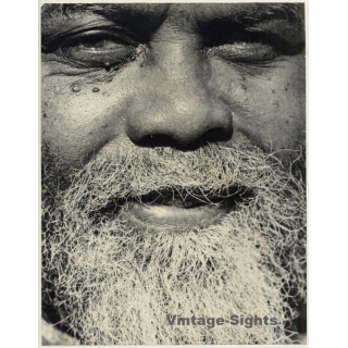 Jerri Bram (1942): Portrait Of Indian Guru / Swami - Yogi (Vintage Photo ~1970s)