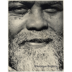 Jerri Bram (1942): Portrait Of Indian Guru / Swami - Yogi (Vintage Photo ~1970s)