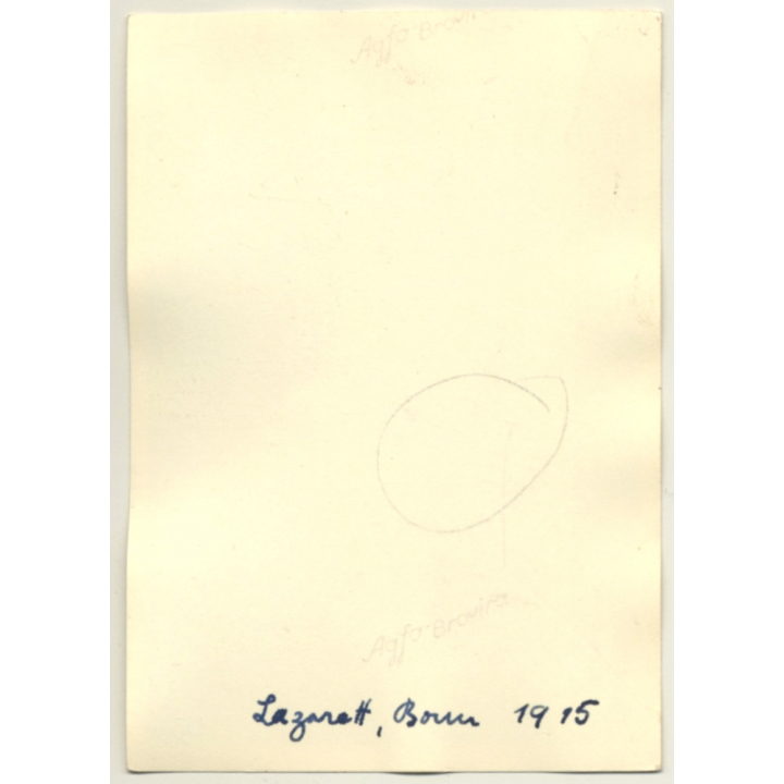 Young German Soldier At Lazarett Bonn / Hospital - WW1 (Vintage Photo 1915)