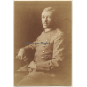 Portrait: German Soldier In Uniform / Eisernes Kreuz - WW1 (Vintage Photo ~1910s)