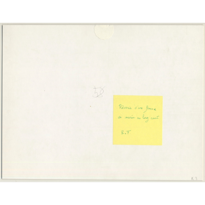 R.Folco: Nude Study Of Pretty Slim Female (Vintage Photo France 1980s)