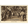 Elephant Riding - London Zoo / W.Bond  (Vintage PC)