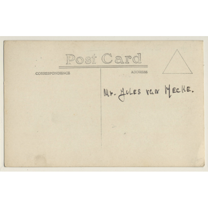 India: Colonial Expedition - Elephant Safari - Large Group (Vintage RPPC ~1920s/1930s)