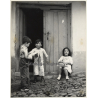 Bogota / Colombia: Street Kids Of Barrio Egipto (Large Vintage Photo 1957)