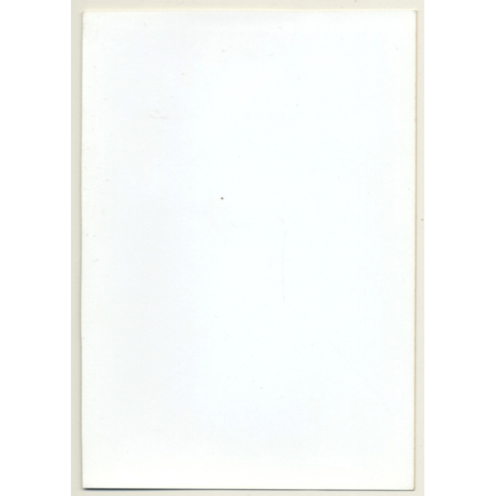 Rear View: Slim Brunette Nude / Nylons - Butt (Vintage Photo Germany ~1980s)