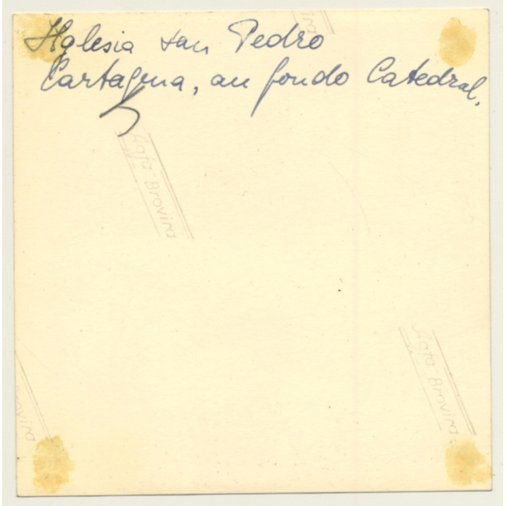 Cartagena / Colombia: Iglesia San Pedro - Catedral / Street View (Vintage Photo 1957)