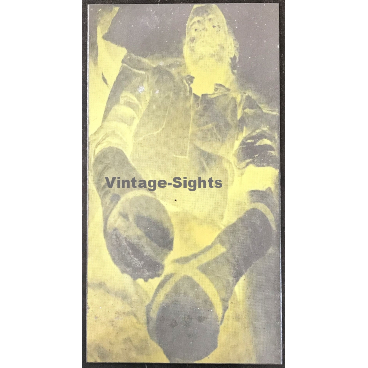 Soldat RAU Republique Arabe Unie / Napalms Burns - Six Day War? (Vintage Printing Cliché 1960s)