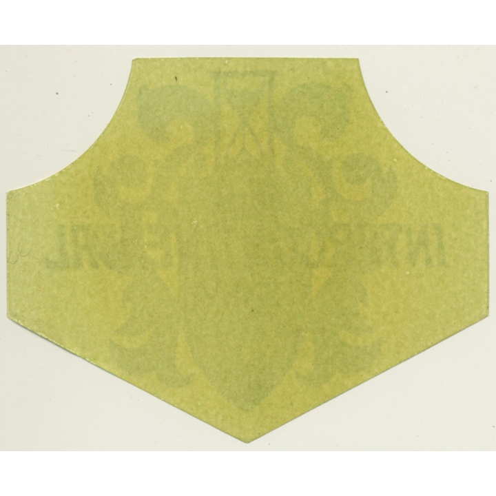 Genève - Genf / Switzerland: Hotel Intercontinental (Vintage Luggage Label)