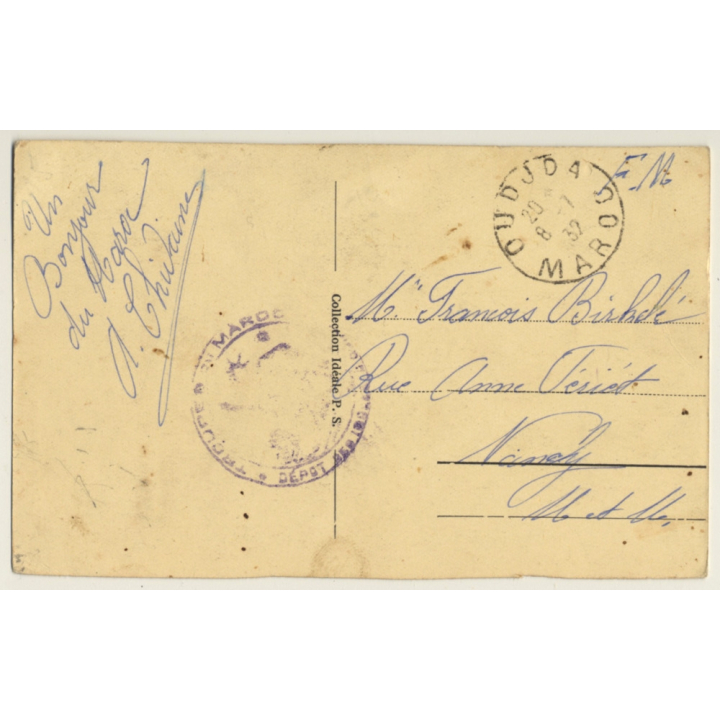 Maghreb: Beautiful Semi Nude Moorish Woman / Risqué - Ethnic (Vintage PC 1932)