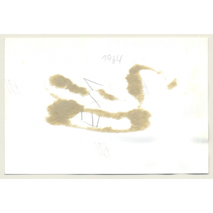 Petite Topless Blonde Maid / Handcuffs - Ball & Chain - BDSM (Vintage Photo ~1960s)