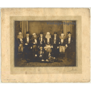 Emilio Parfonry / Bruxelles: Voeux! MG - Mission Guérison? (Vintage Photo ~1910s/1920s)