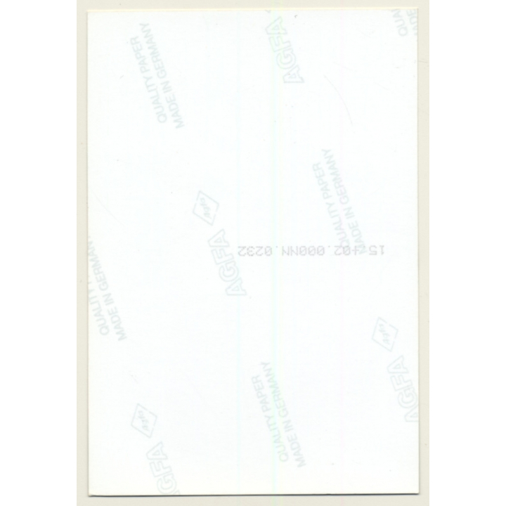 Natural Slim Semi Nude In Front Of Audi 80 *2 / Fishnets (Vintage Photo Germany ~1990s)