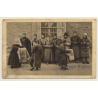 Mukden - Shenyang / China: Poor Natives & French Mission Sister (Vintage PC ~1920s/1930s)