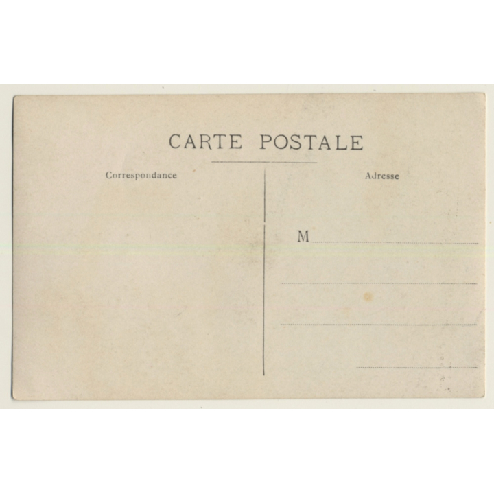 Portrait Of A Pretty Female / Hairstyle - Victorian Blouse (Vintage RPPC ~1910s/1920s)