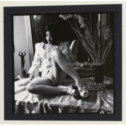 Pretty Asian Female In Fancy Body*1 / Legs (Vintage Contact Print 1960s)